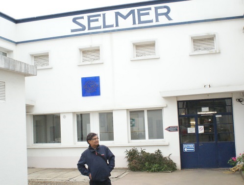 Roy Niamut bij Selmer Paris